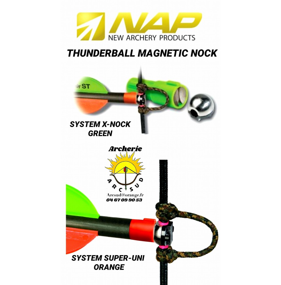 Nap point d encoche thunderball magnetic nock