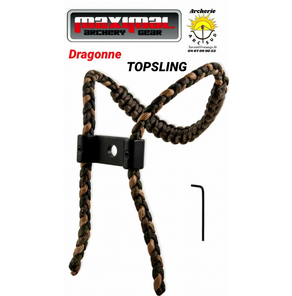 Maximal dragonne topsling tressée