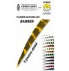 trueflight plumes naturelles shield barred  5 pouces