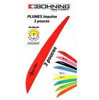 Bohning plumes plastique impulse 3 pouces