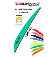 Bohning plumes plastique impulse 4 pouces