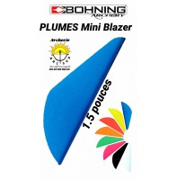 Bohning plumes plastique mini blazer (par 100)