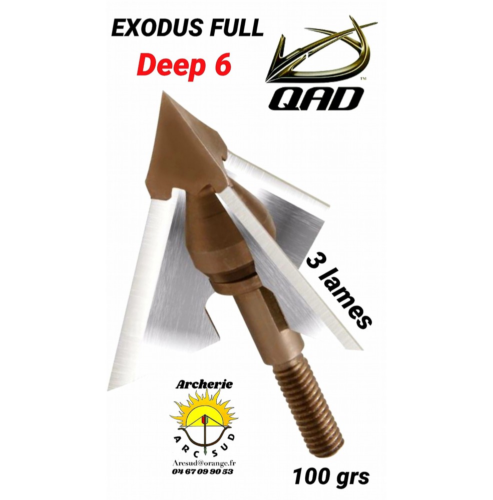 Qad lame exodus full deep 6  (pack de 3)