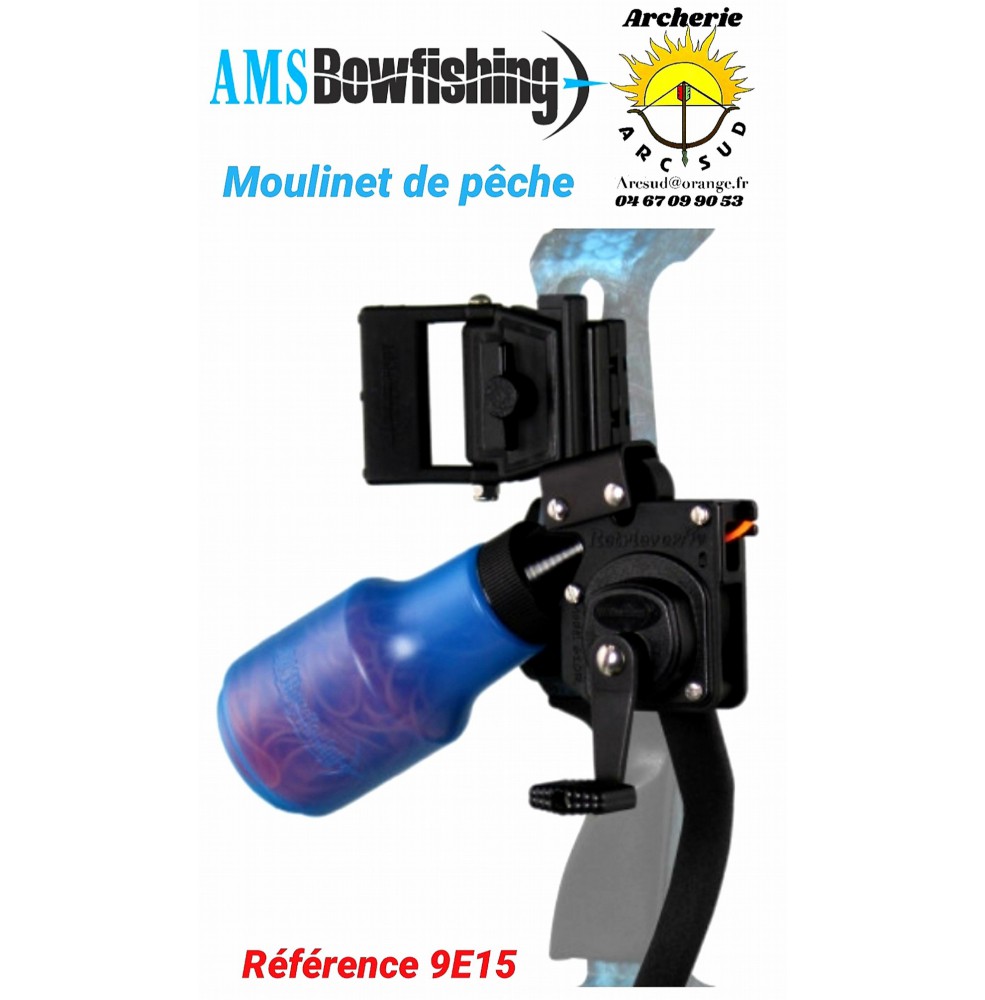 AMS moulinet de pêche bouteille ref 9e15