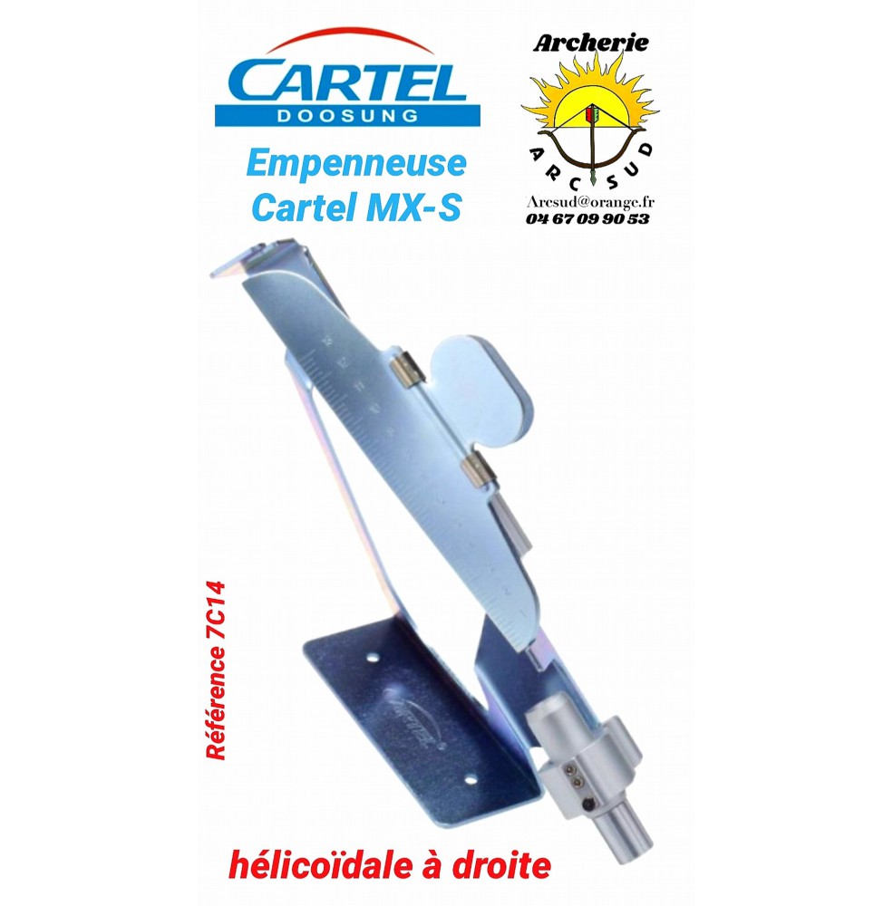 Cartel empenneuse mx-s pince hélicoïdale ref 7c14