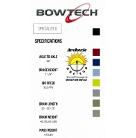Bowtech arc à poulie spécialist II version 2020