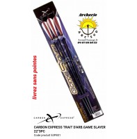 Carbon express traits arbalète game slayer (pack de 3)