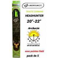 Barnett traits arbalète carbone headhunter (pack de 5)