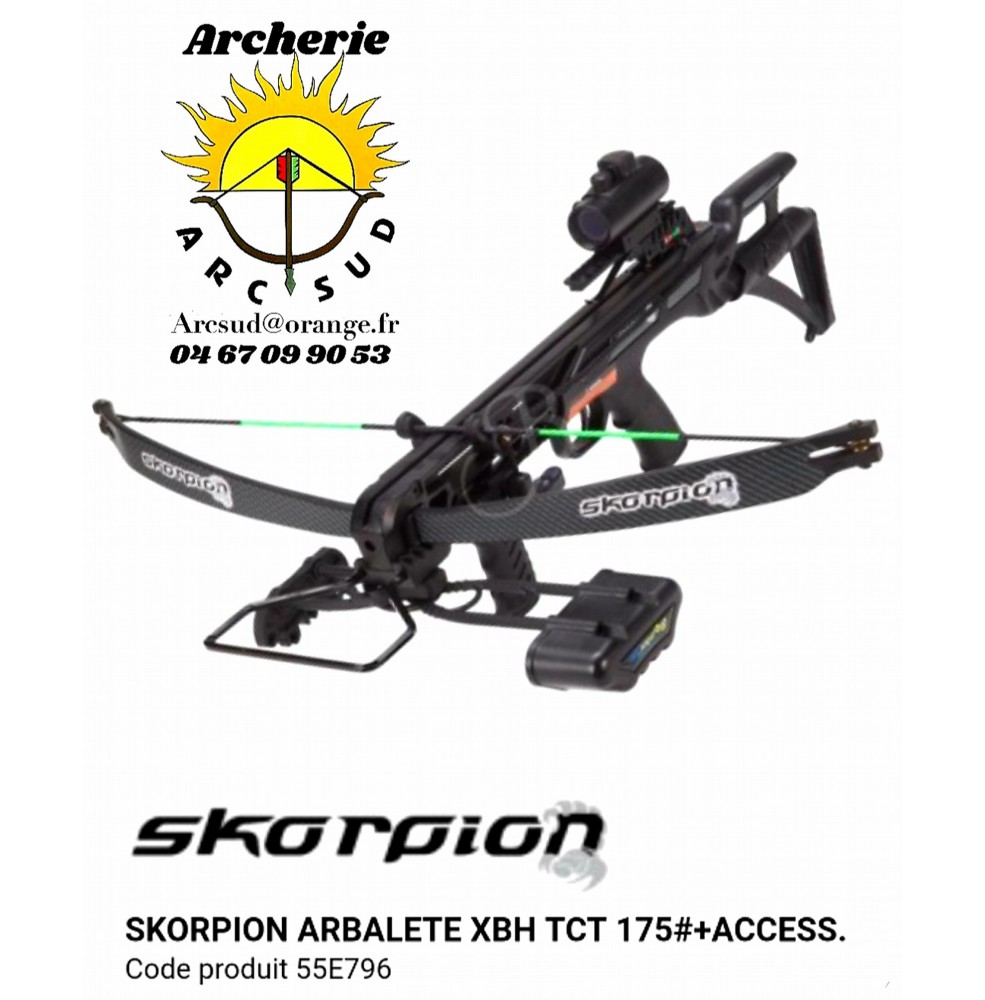 Skorpion arbalète xbh tct avec accessoires 55e796
