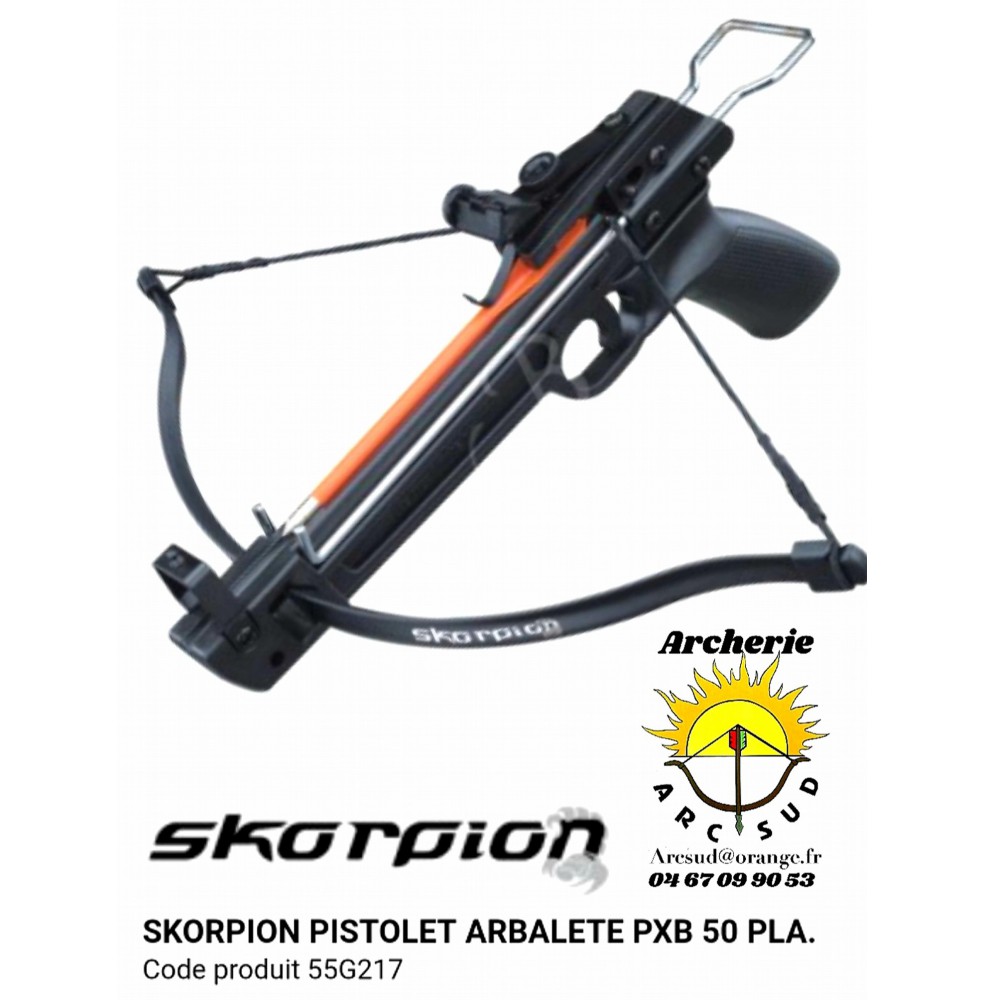 Skorpion pistolet arbalète pxb 50 plastique 55g217