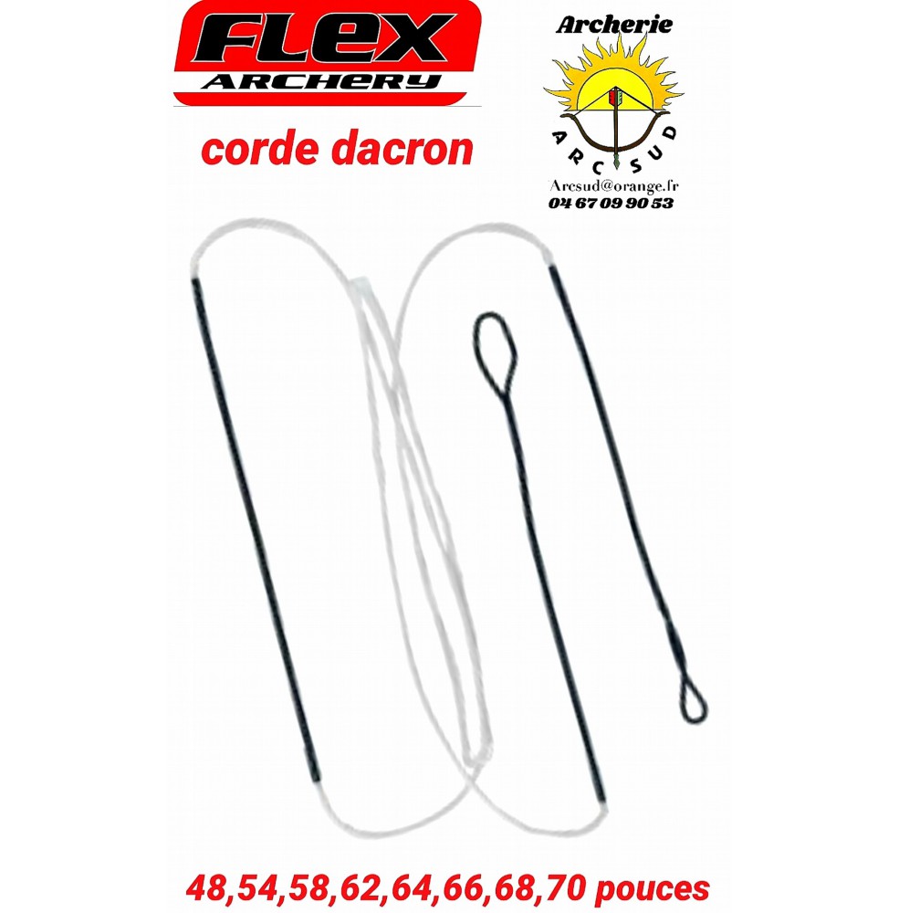 Flex archery Cordes dacron arc classique 