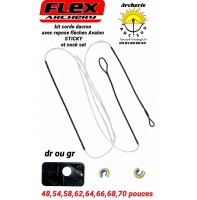 ANCLLO Points d'encochage de Cordes d'arc Pinces Cordes Knock Set Arc en  Forme de T Règle carrée Arc Classique Kit de Tournage Archery Bow String