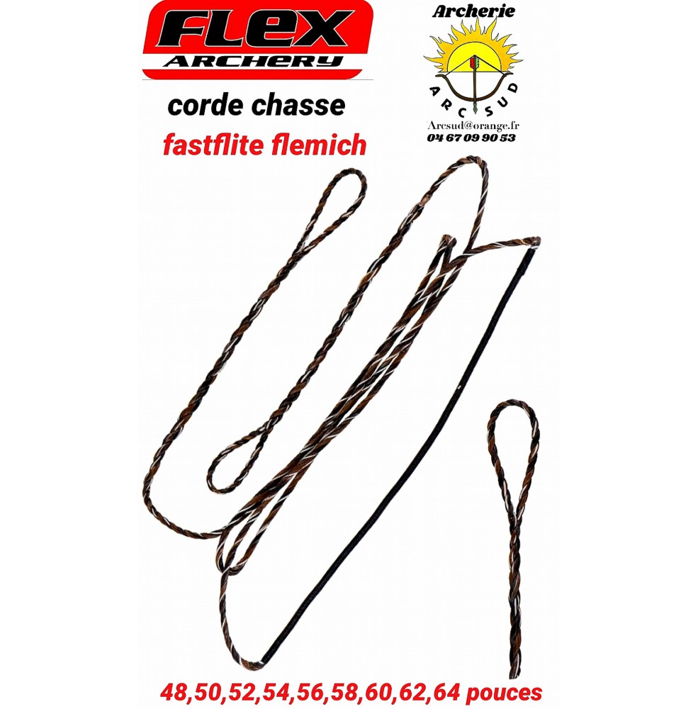 Flex archery cordes chasse fastflite flemich