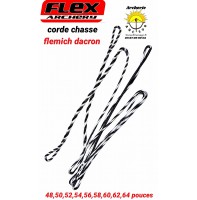 Sharplace Corde d'arc pour Arc Recourbé en Nylon Fil Corde Rechange  Accessoire Tir à l'arc Chasse (129-178cm)