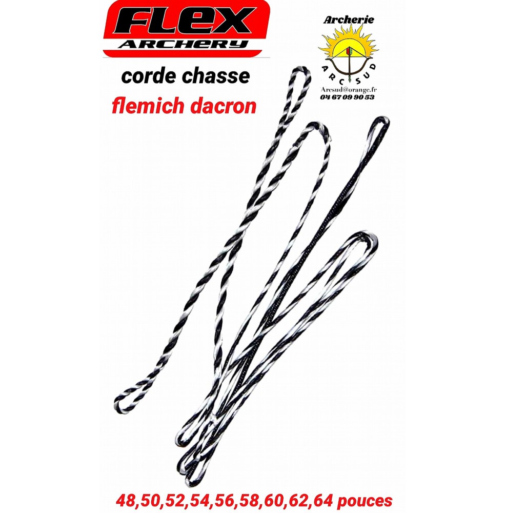 Flex archery cordes chasse flemish dacron