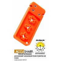 Accusharp aiguiseur pour lame de chasse 53f071