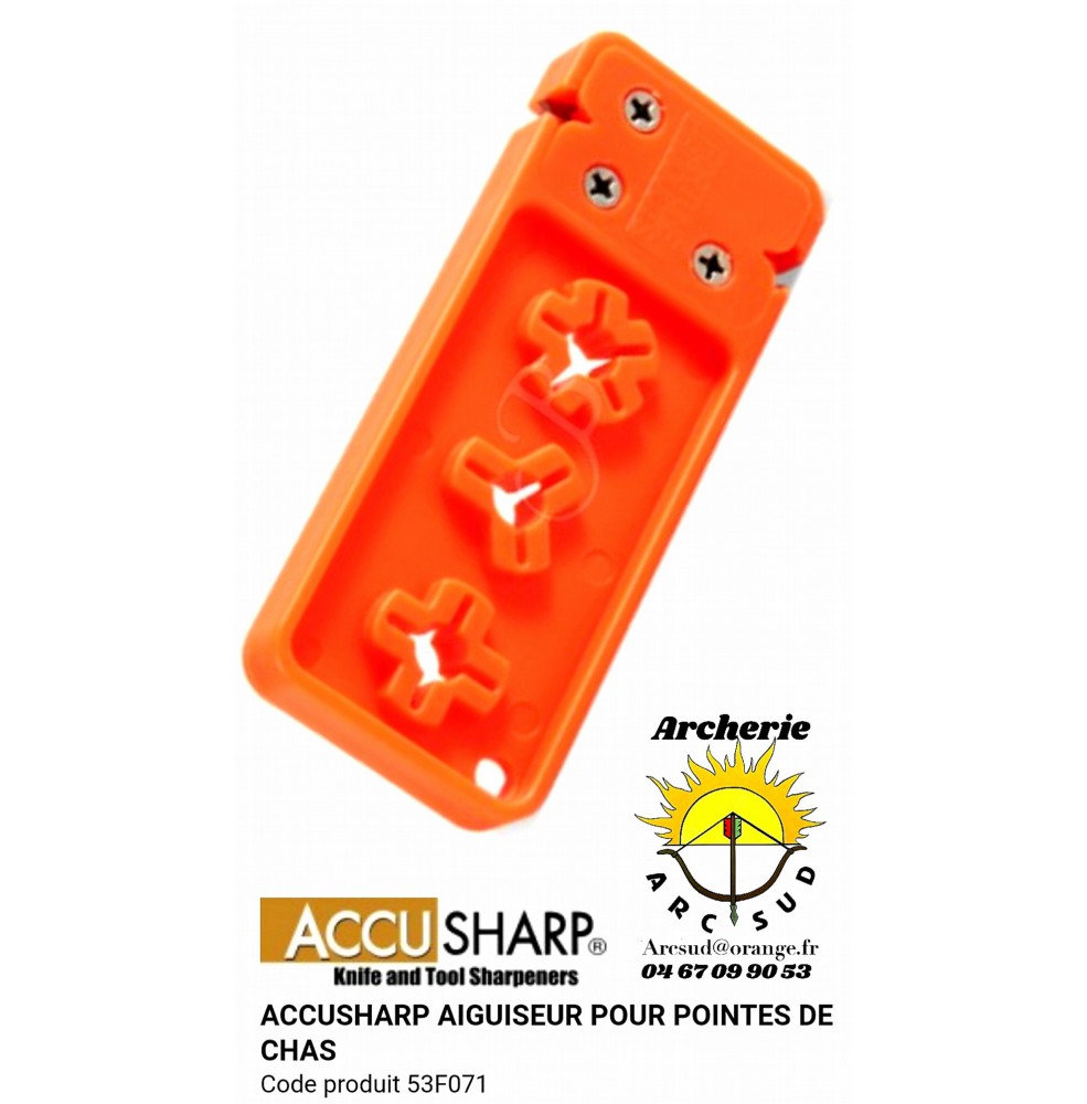 Accusharp aiguiseur pour lame de chasse 53f071