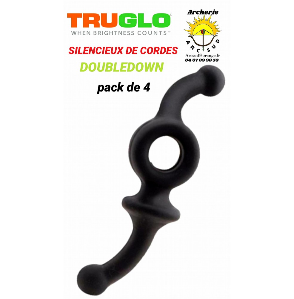 Truglo amortisseur de corde doubledown  (pack de 4)