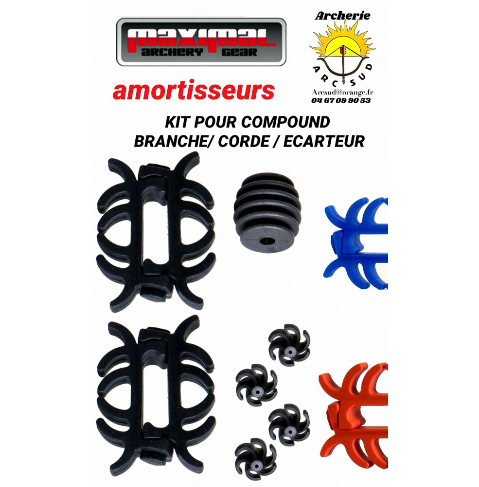 Maximal kit amortisseur branche corde ecarteur