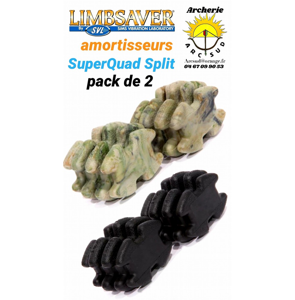 Limbsaver amortiseur superquad Split (pack de 2)
