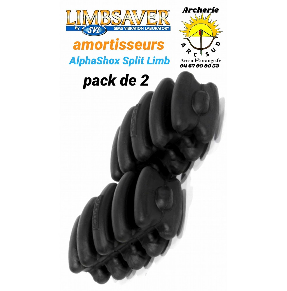 Limbsaver amortiseur alphashox Split limb (pack de 2)