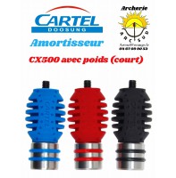 Cartel amortisseur damper cx 500 avec poids (court)