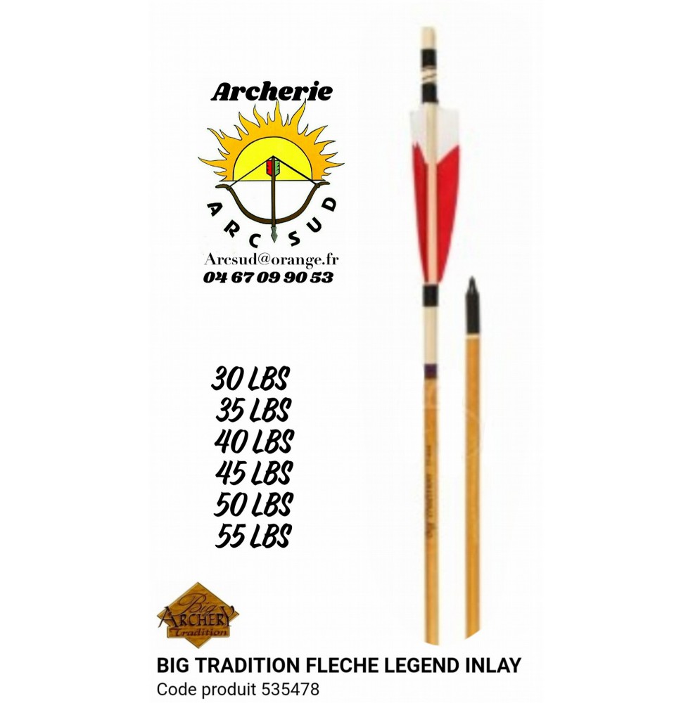 Big tradition flèches legend inlay 535478 (par 12)