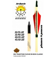 Big tradition flèches bois classic 53g261 (par 12)