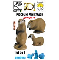 3di bêtes 3d familypack (pack de 3)