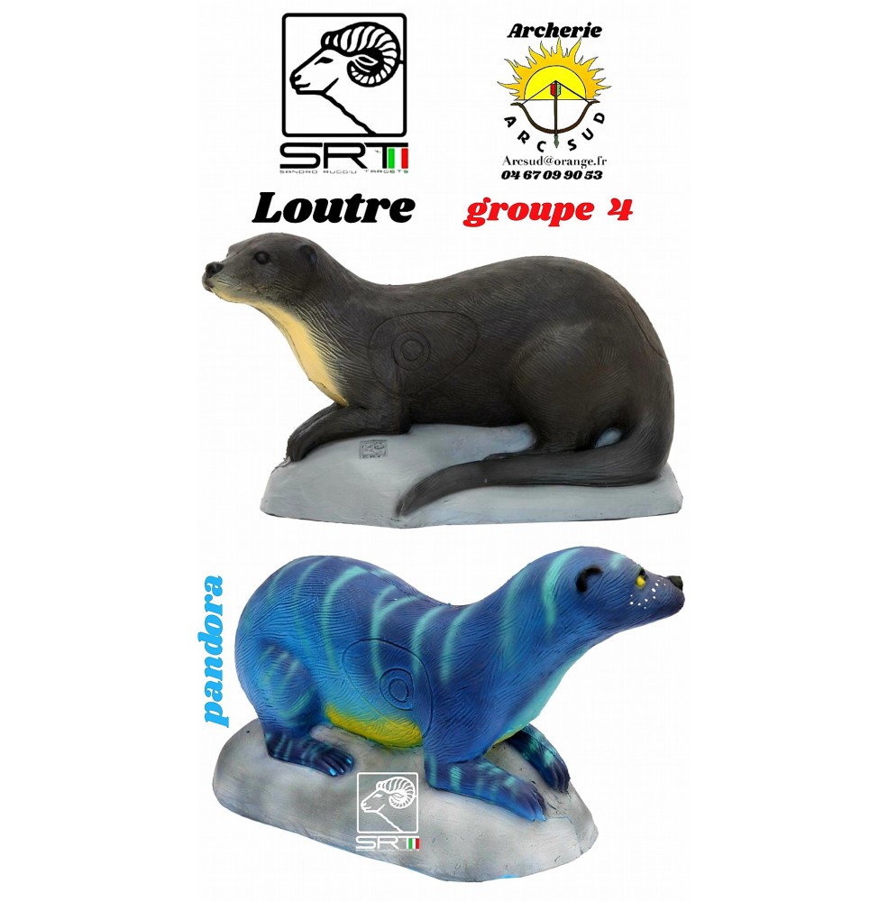 Srt bêtes 3D loutre