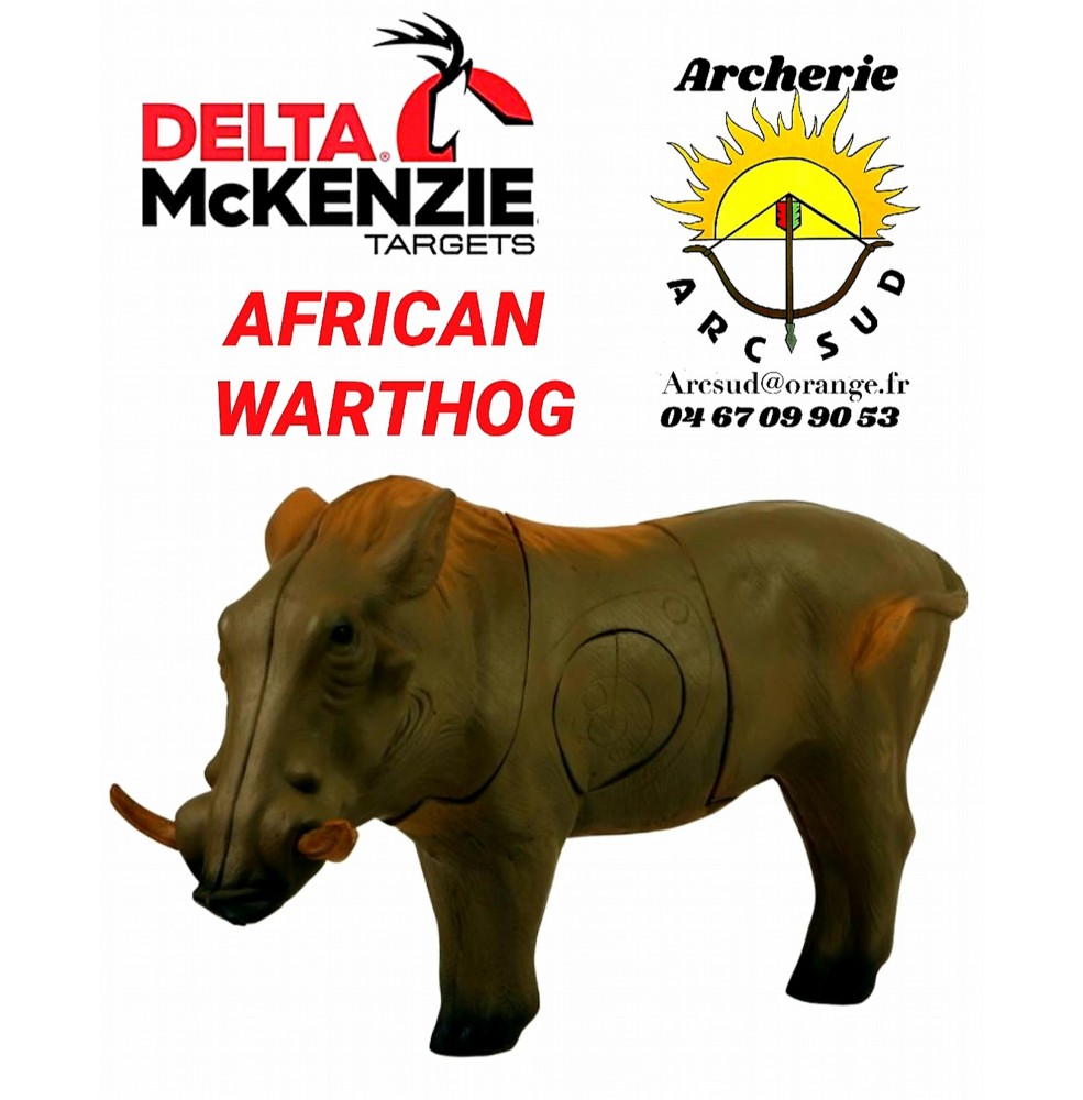 Delta mckenzie bêtes 3d african warthog