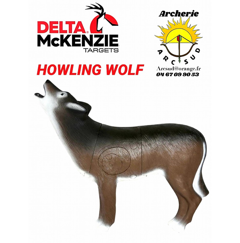 Delta mckenzie bêtes 3d howling wolf