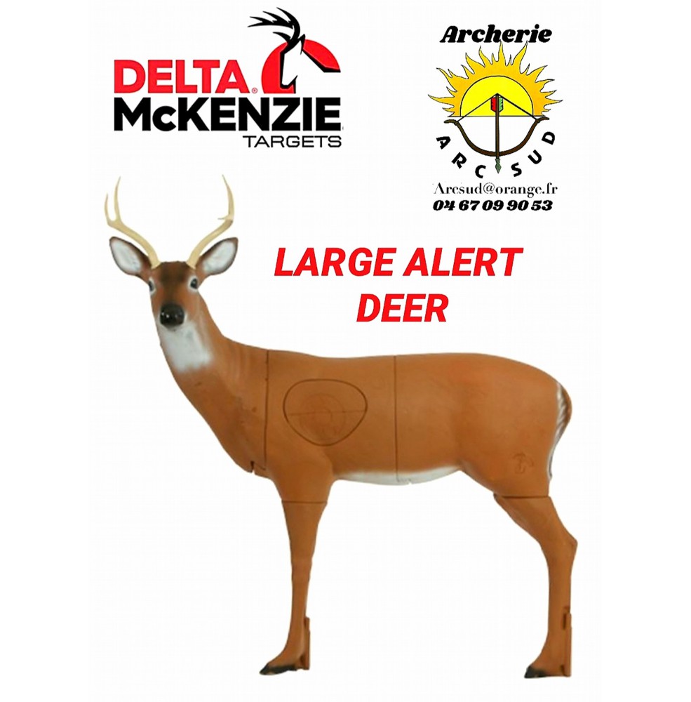 Delta mckenzie bêtes 3d large alert deer