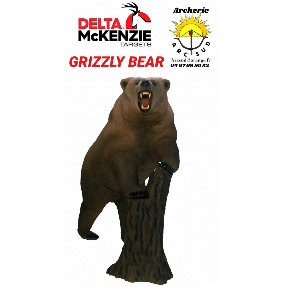 Delta mckenzie bêtes 3d grizzly bear