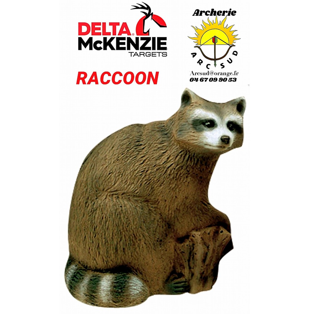 Delta mckenzie bêtes 3d raccoon