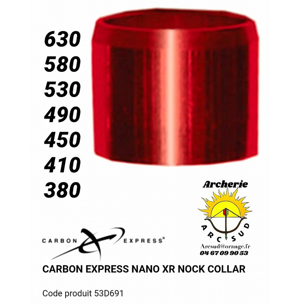 Carbon express nock collar nano xr (par 12) 53d691