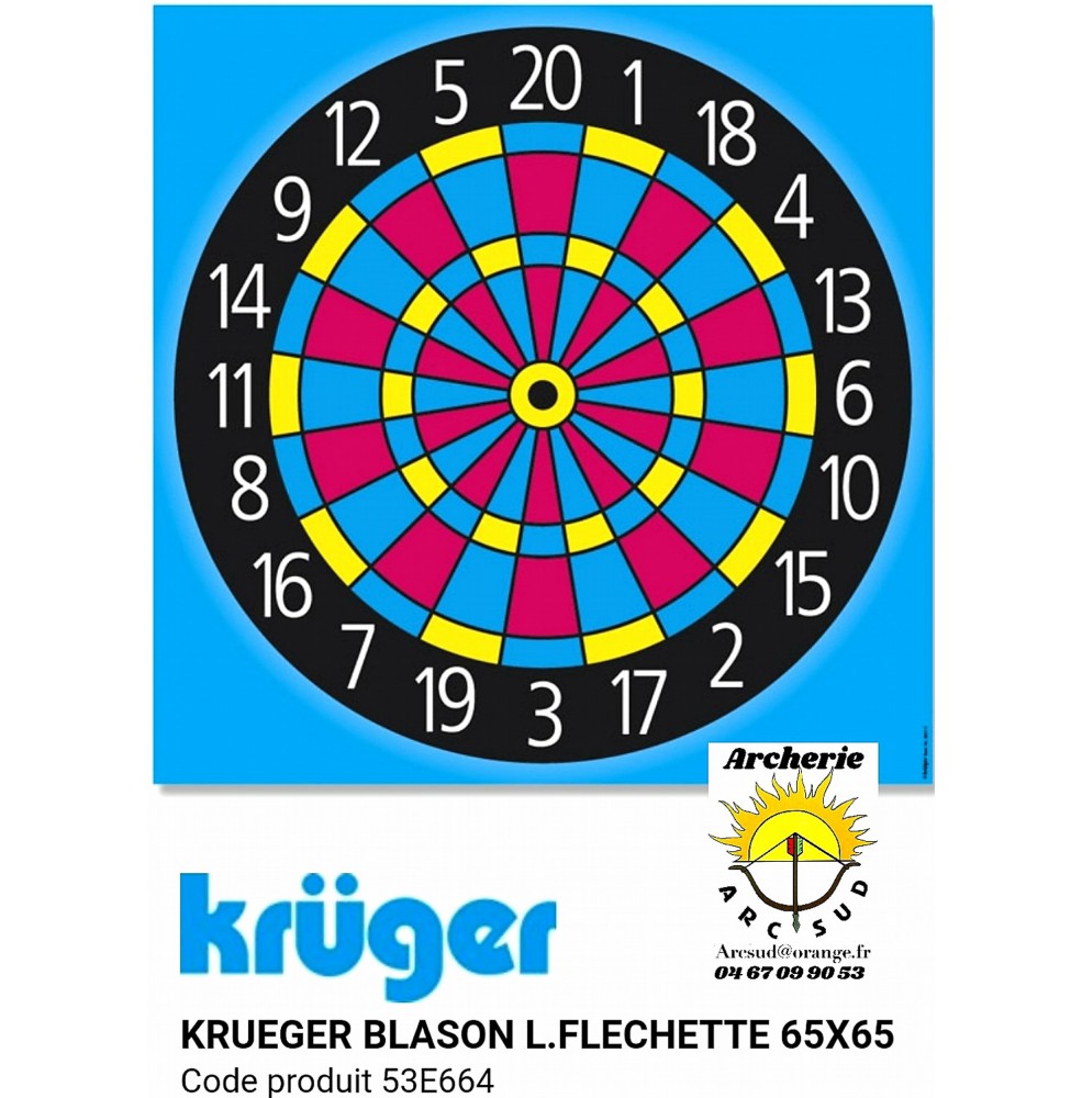 Kruger blason loisir fléchettes 53e664