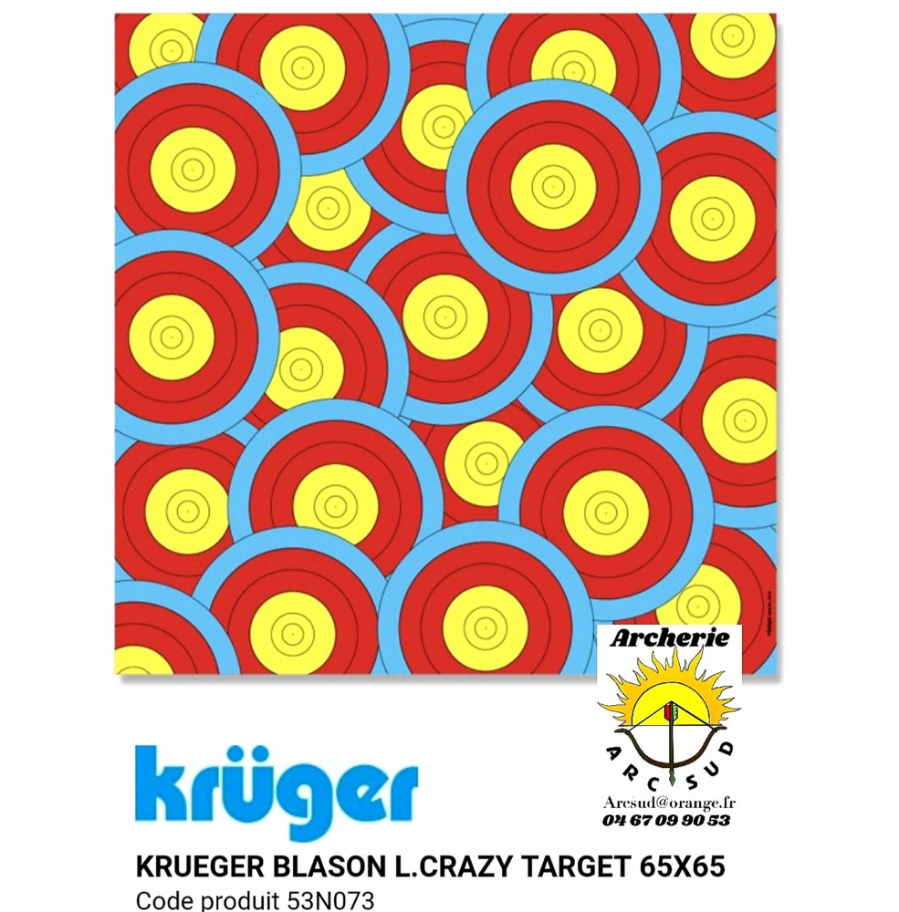 Kruger blason loisir Crazy target 53n073