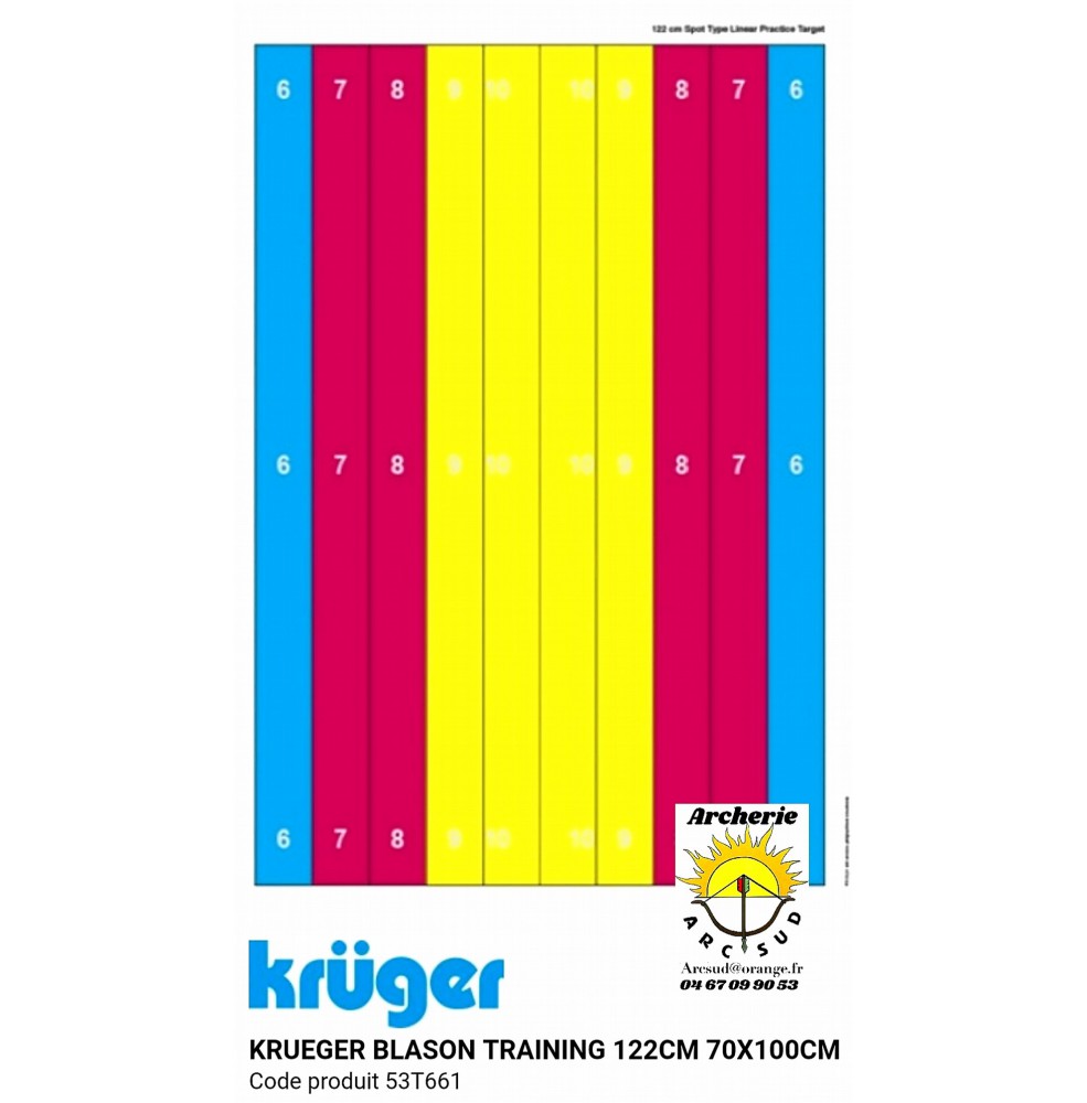 Kruger blason training 53t661