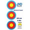 jvd blason tri spot 40 cm ( 2 dix  )