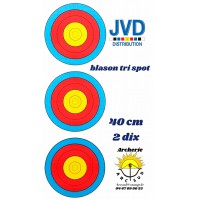 jvd blason tri spot 40 cm ( 2 dix  )