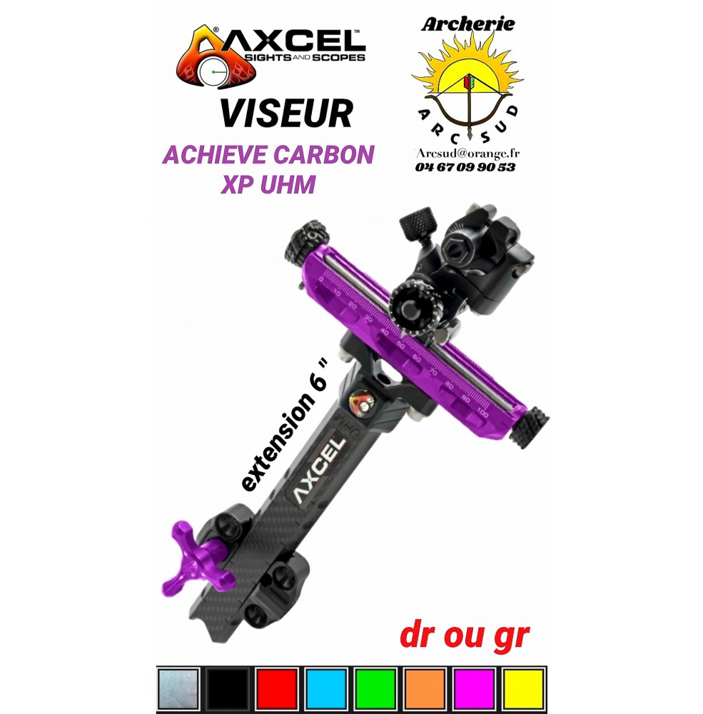 Axcel viseur achieve carbon xp uhm
