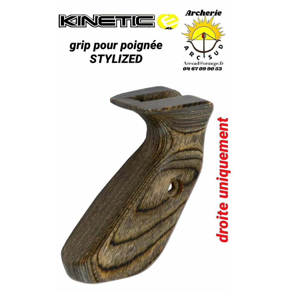 Kinetic grip bois pour poignée stylized