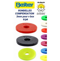 Beiter rondelles compensation v box 3 mm (pack de 6)