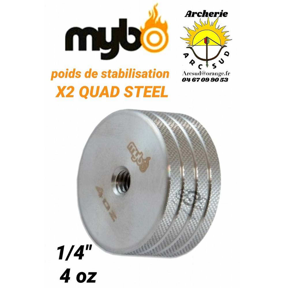 Mybo poids de stabilisation disque x2 quad 4 oz
