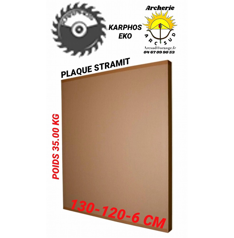 Karphos eko Plaque stramit 130 x 120 cm