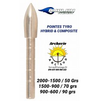 Avalon pointes flèches tyro - hybrid - composite 