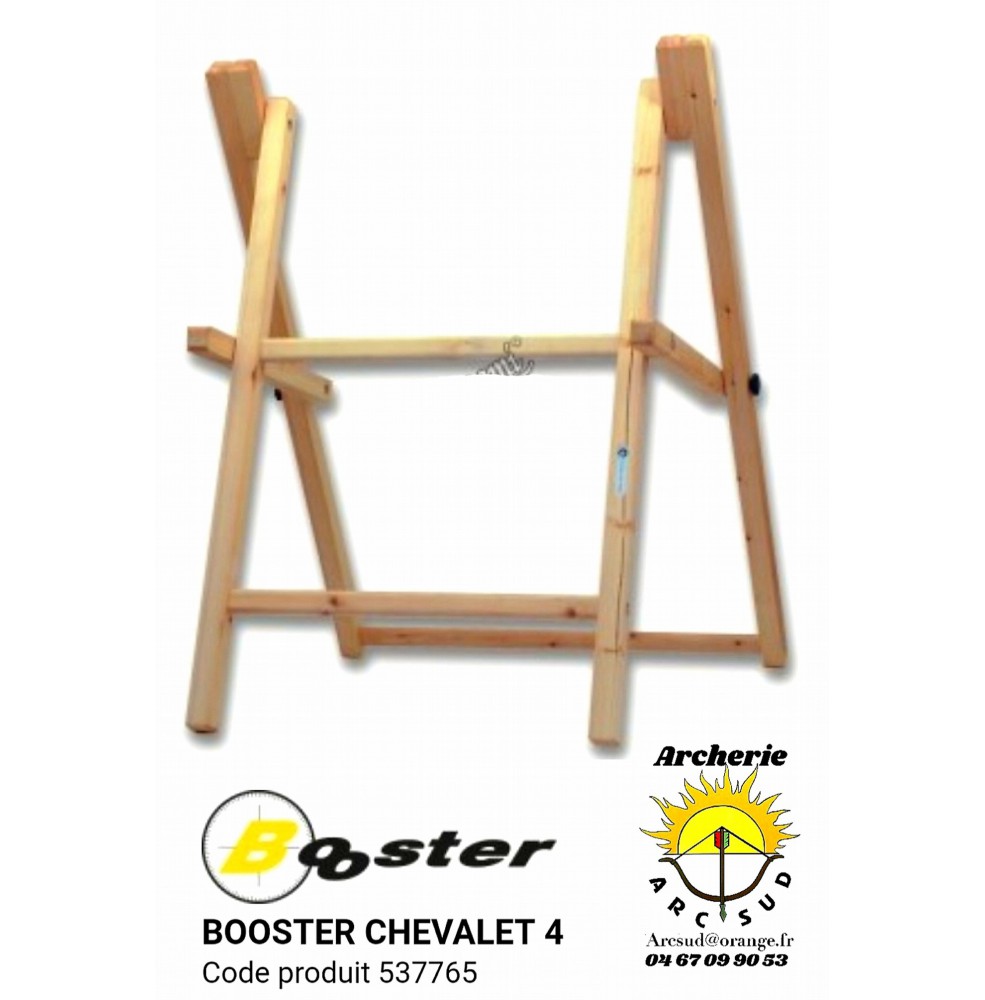 Booster chevalet bois 4 pieds 537765