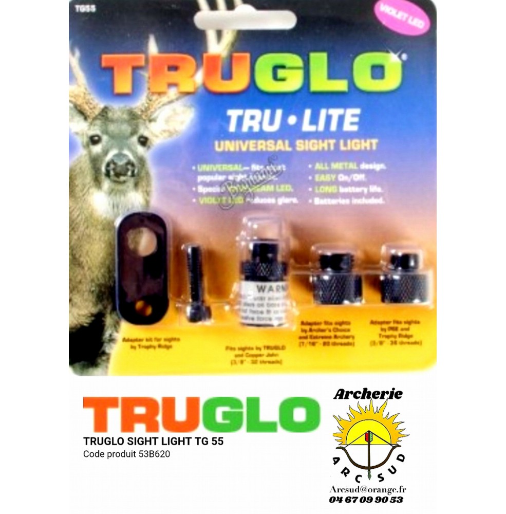 truglo led viseur de chasse  tg 55 ref 53b620