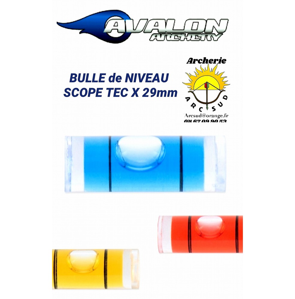 Avalon bulle de niveau scope tec x 29 mm